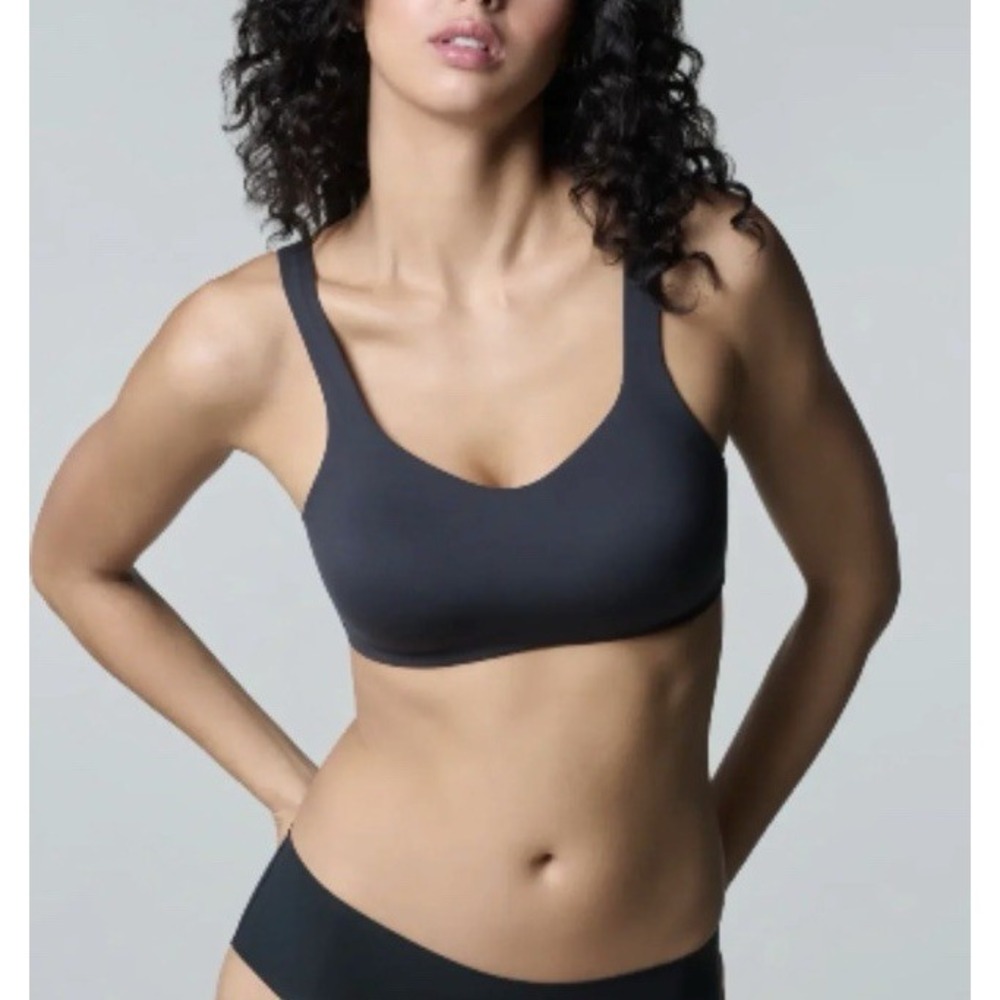 NEW HUUG Daily Embrace Wire-free Pullover Bra L Black H230002